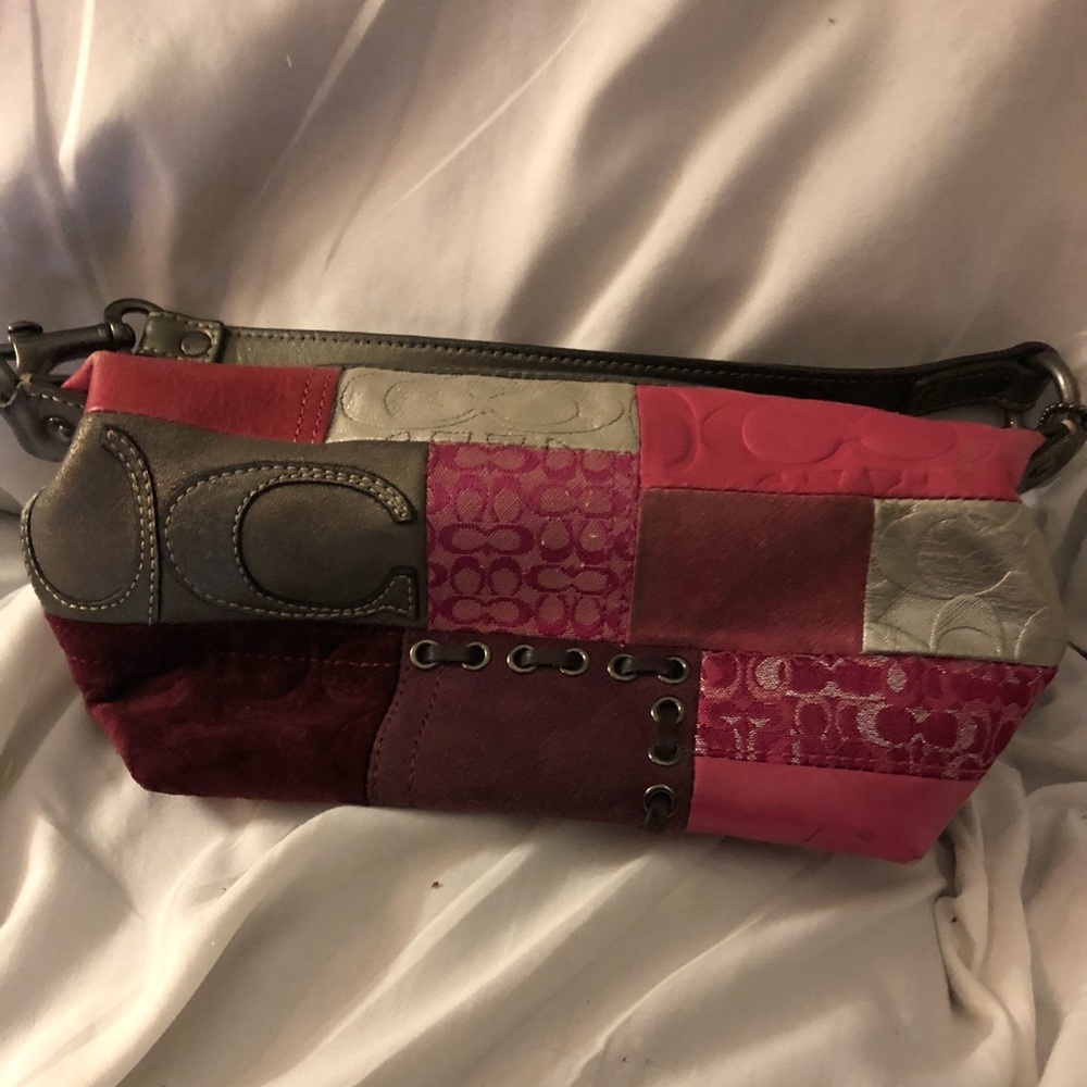 Small coach purse with strap